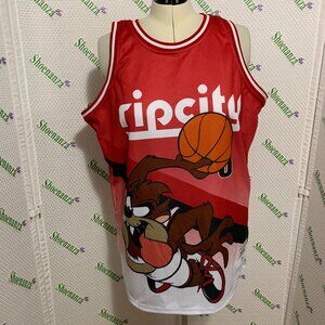 Headgear Classics Basketball Jersey Portland Rip City Taz Devil #0 Mens 4XL